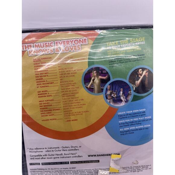 Band Hero (Sony PlayStation 2, 2009). SEALED - Picture 9 of 10